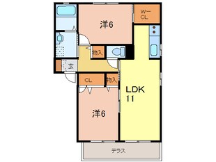 Ｙｓコ－トＡ棟の物件間取画像